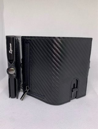 Cartera Tarjetero Zepinoo Negro RFID