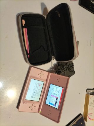 Nintendo DS Rosa + Juego Original More Brain Train