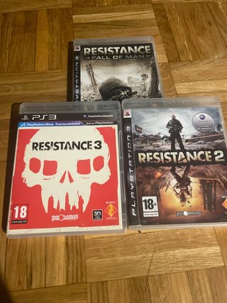 Lote 3 Juegos Resistance PS3