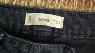Pantalón vaquero campana azul Mango Teen
