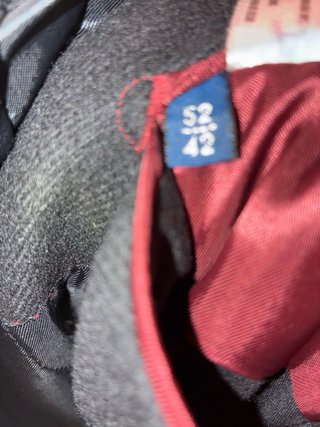 Abrigo de Lana Extrafina Negro Talla 52