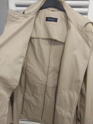 Gabardina corta Elena Miró beige