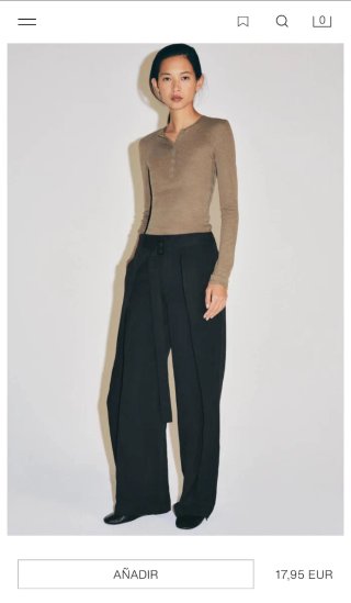 Jersey Zara Marrón S