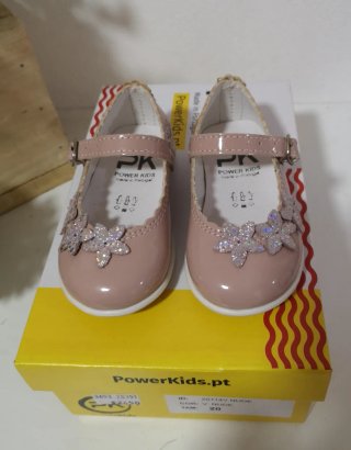 Sapatos Criança Tam. 20 Nude - PowerKids