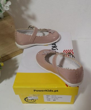 Sapatos Criança Tam. 20 Nude - PowerKids