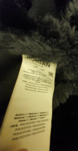 Chaqueta corta negra Morgan