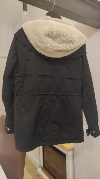 Parka Zara Negra