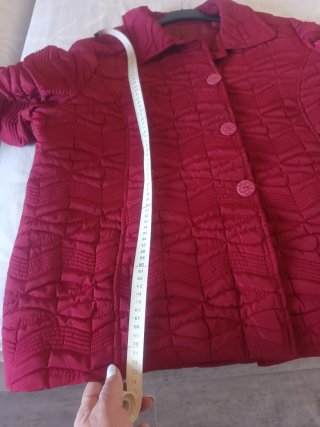 Chaqueta acolchada roja