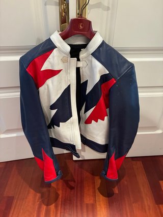 Chaqueta Motera Vintage Piel Talla S (52)