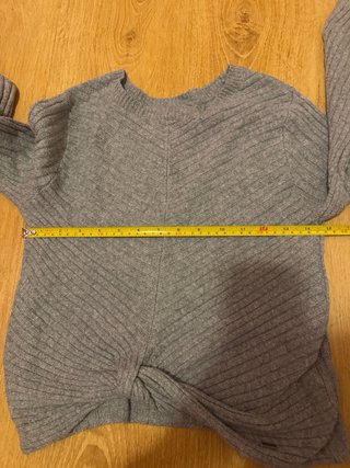 Jersey de punto Hollister gris talla S
