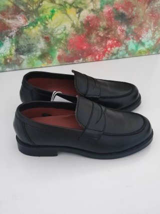 Mocasines piel negros El Corte Inglés talla 35