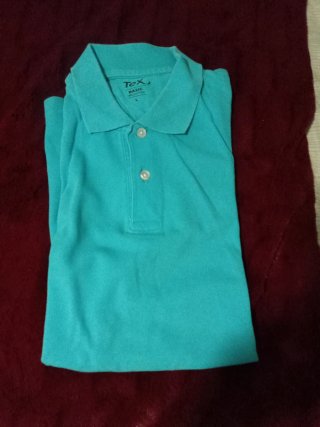 Polo Manga Corta Tex Turquesa Talla L