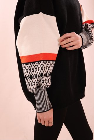 Jersey de punto multicolor