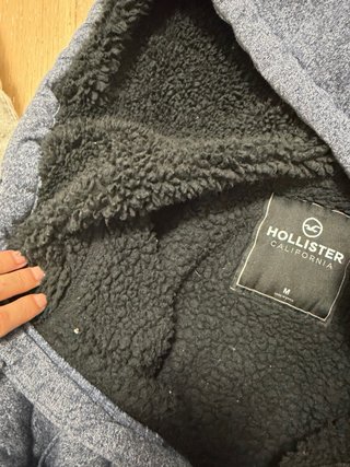 Chaqueta Hollister Hombre Azul/Gris