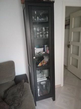 Vetrina Hemnes IKEA Nera