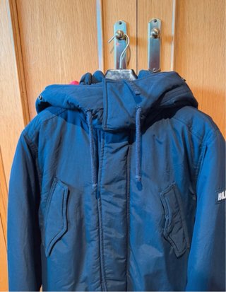 Chaqueta Parka Hollister Azul