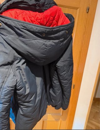 Chaqueta Parka Hollister Azul