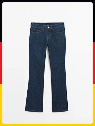 Vaqueros Massimo Dutti bootcut azul oscuro T38