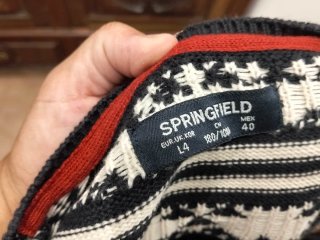 Camisola Springfield com padrão Fair Isle