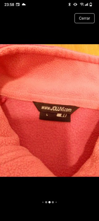 Sudadera Joluvi Rosa Talla L