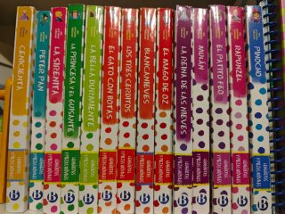 Colección libros con pestañas bruño
