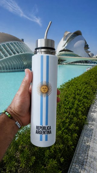 Mate Listo 2 en 1 Argentina BLANCO