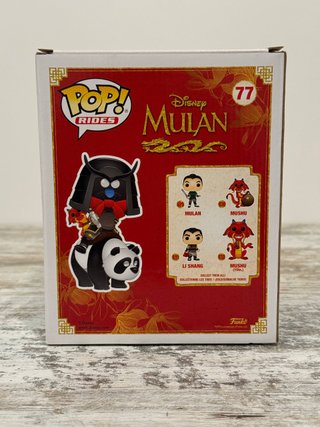 Funko Pop! Exclusivo - Mushu Riding Panda - Mulan