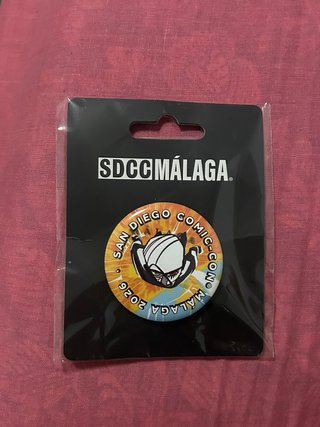 Chapa exclusiva Comic Con Málaga