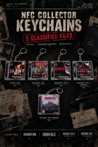 LLaveros NFC Silent Hill , Resident Evil