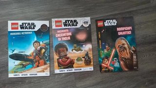 Lotto 3 Libri LEGO Star Wars Panini No Minifig