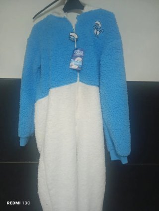 Pijama Entero Pitufo Talla M