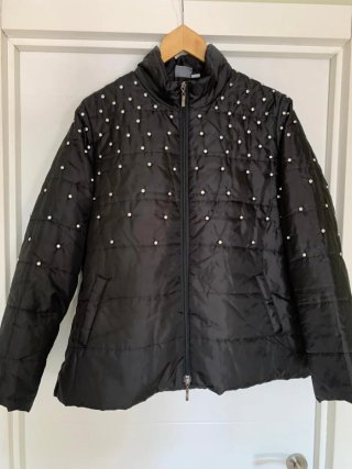 Cazadora Negra con strass