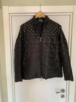 Cazadora Negra con strass