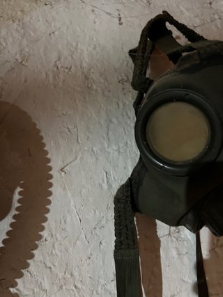 Maschera antigas militare antica