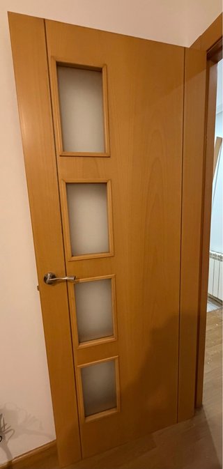 Puertas de Madera maciza de Haya de 72,5 y 82,5