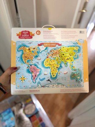 Puzzle Mapa del Mundo Banana Panda 168 piezas
