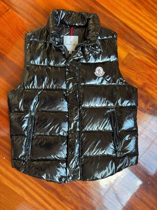 Chaleco Moncler Tib Negro Laqué - Talla 4 (L) - Im
