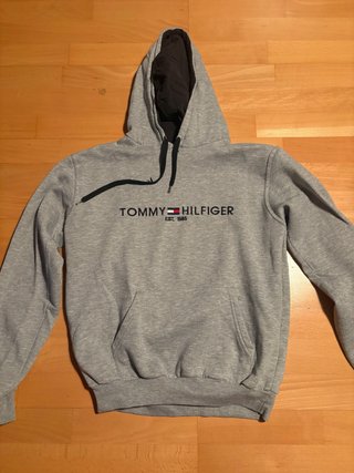 Sudadera Tommy Hilfiger Gris Talla M Niño