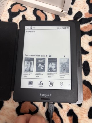 E-reader Tagus Gaia Eco Negro