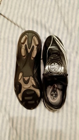Botas de fútbol adidas +F10 negras vintage 2000’