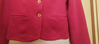 Chaqueta corta System Action Talla S color rojo