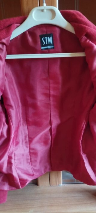 Chaqueta corta System Action Talla S color rojo
