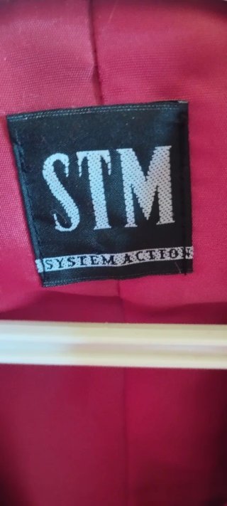 Chaqueta corta System Action Talla S color rojo