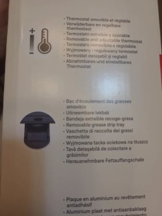 Plancha de asar antiadherente