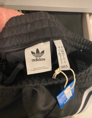 Pantalón Chándal Adidas Negro