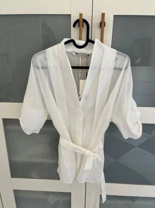 Camisa Zara Blanca Talla L