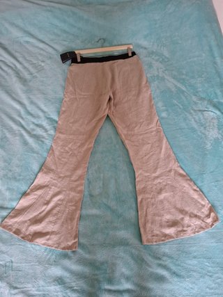 Pantalones Massimo Dutti 100% Lino Crudo EU36 NWT