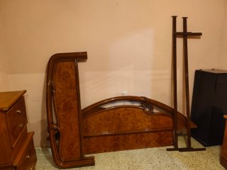 Somier y cabecero de madera