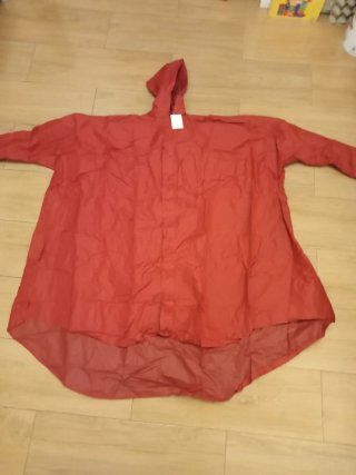 Chubasquero para mochila rojo