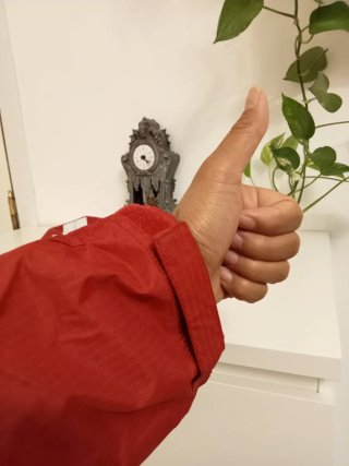 Chubasquero para mochila rojo